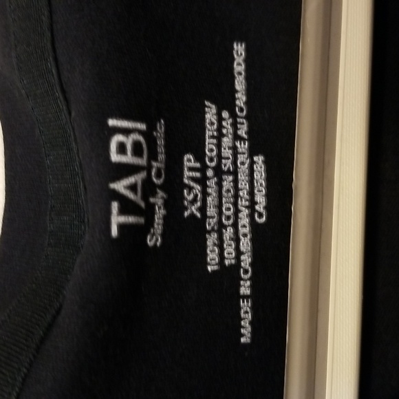 Plain dark blue marine tshirt - Picture 3 of 5